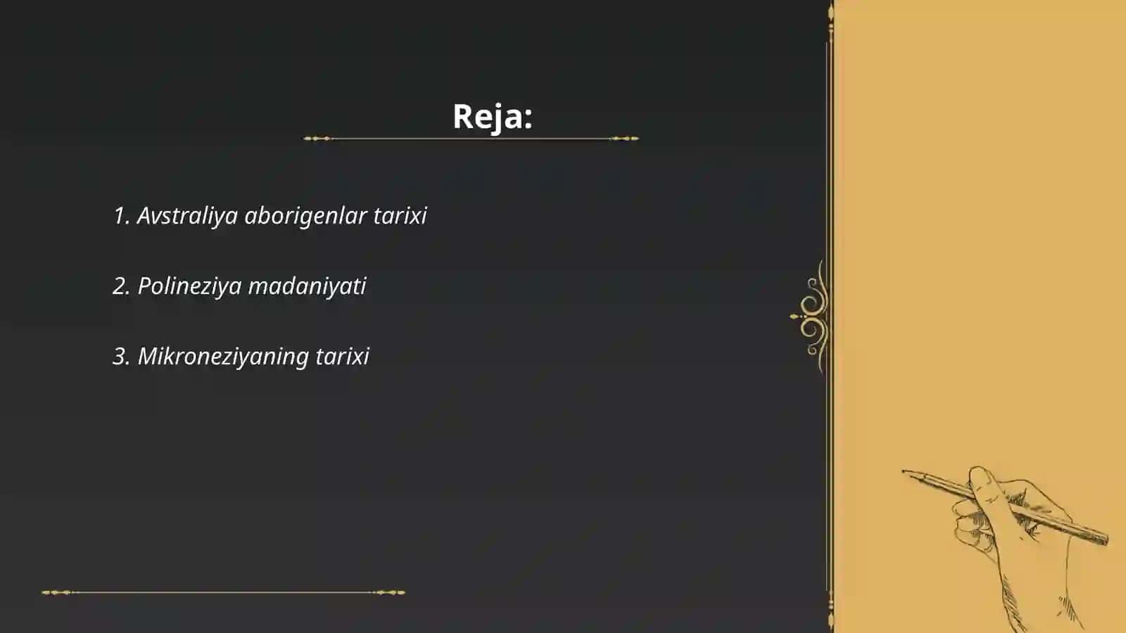 Avstraliya va Okeaniyaning tarixi-madaniy rayonlarga boʻlinishi 2