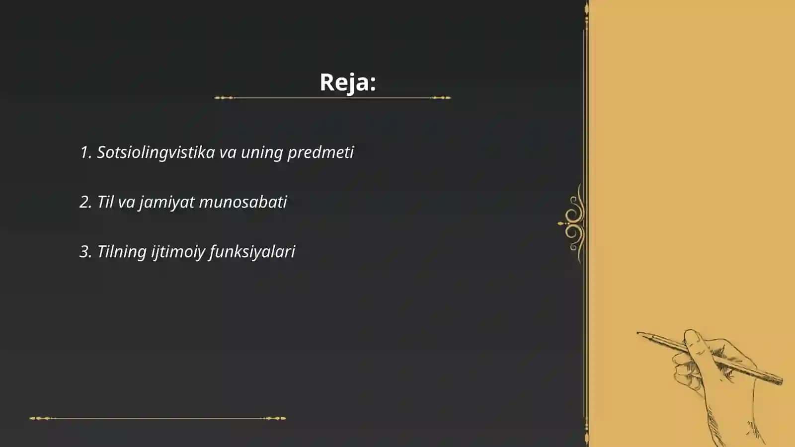 Satsiolingvistika fani haqida 2