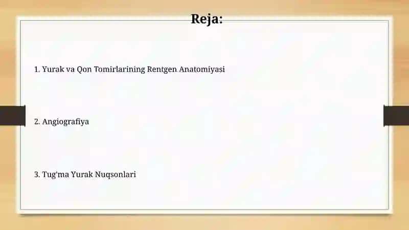 Yurak va Qon Tomirlarining Rentgen Anatomiyasi 2