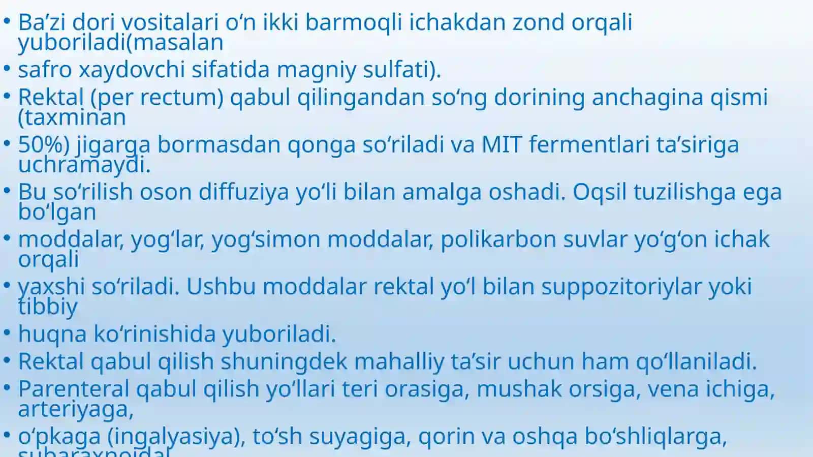 Dori vositalari va ularning nazorati 2