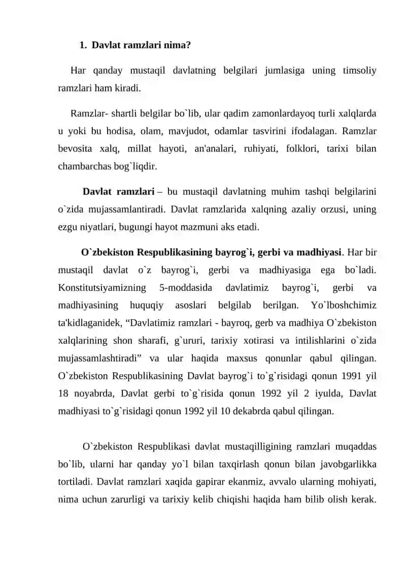 Davlat ramzlarining qabul qilinishi haqida 2