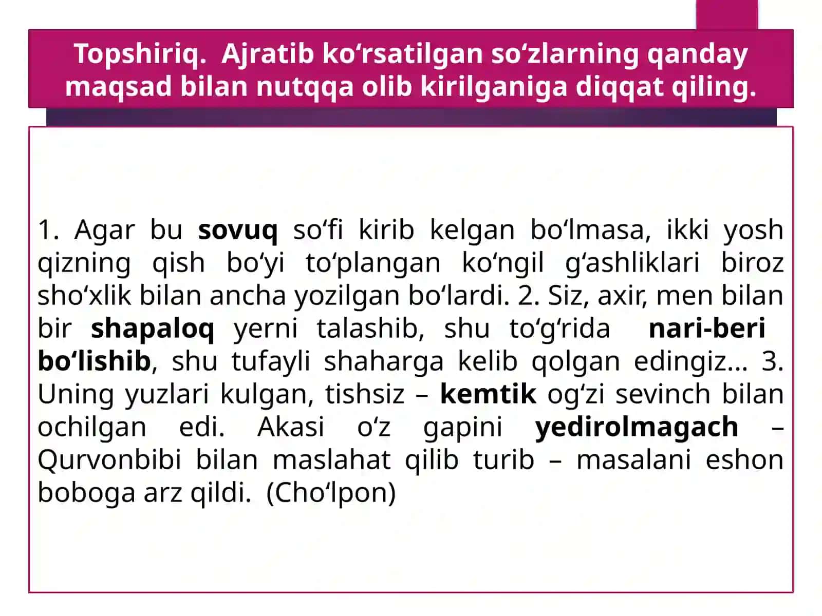 NUTQNING ANIQLIGI VABADIIY NUTQ 2