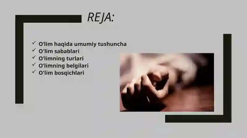 Oʻlim haqida tushunchalar 2