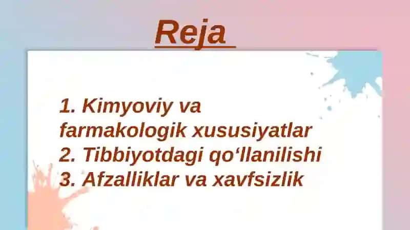 Kraun efirlar - dori vositalari sifatida 2