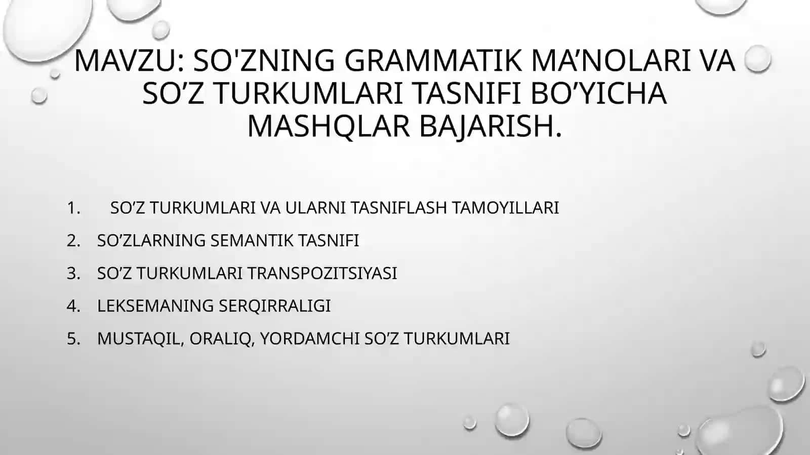 Hozirgi Oʻzbek Adabiy tili 2
