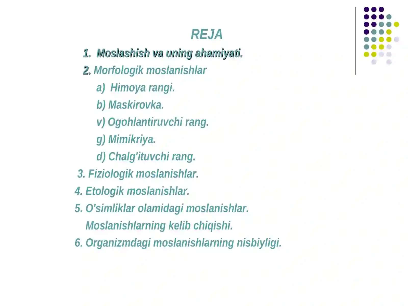 EVOLYUTSION TA`LIMOT. 14- MAWZU 2