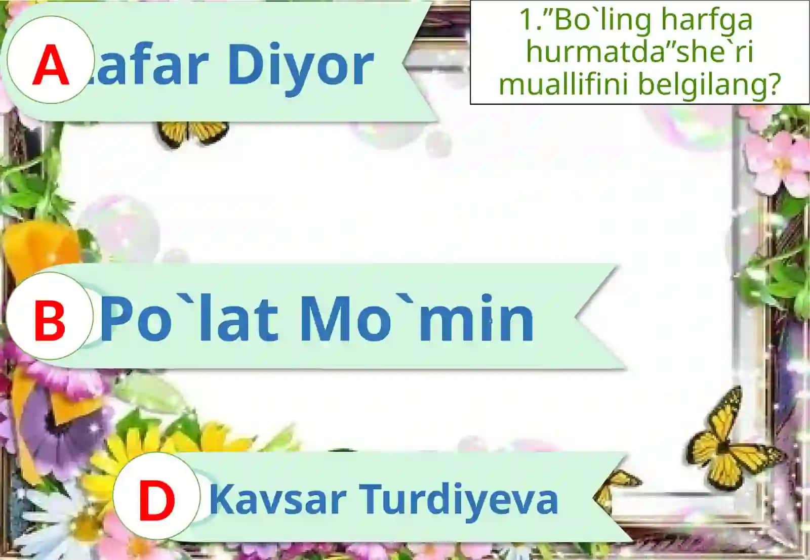 So`zdan so`zning farqi bor 2