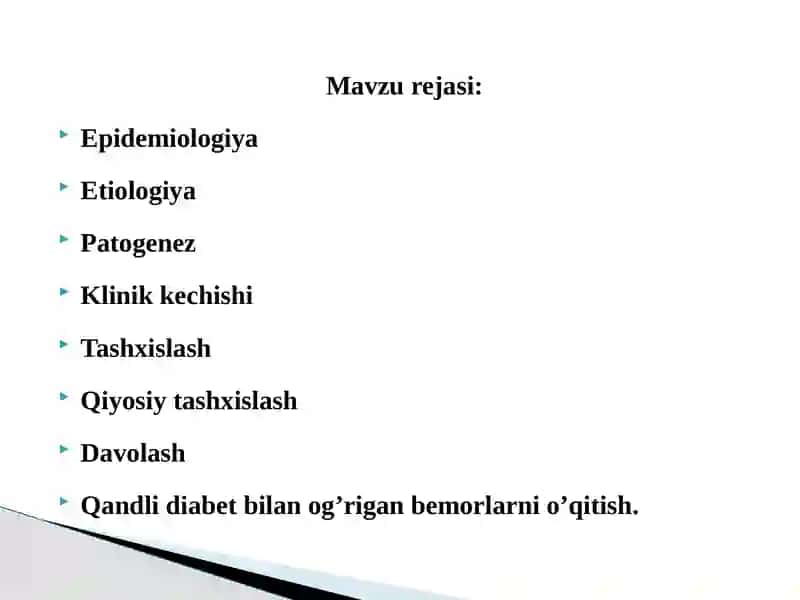 Qandli diabet 2