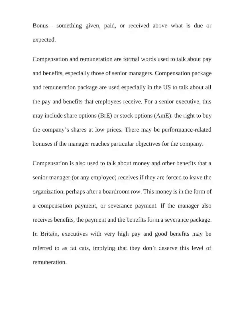 Pay and benefits 2