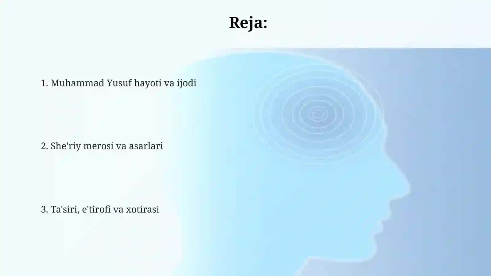 Muhammad Yusuf hayoti va ijodi 2