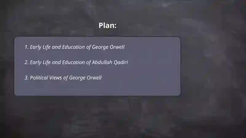 The Life and Work of George Orwell and Abdullah Qadiri 2