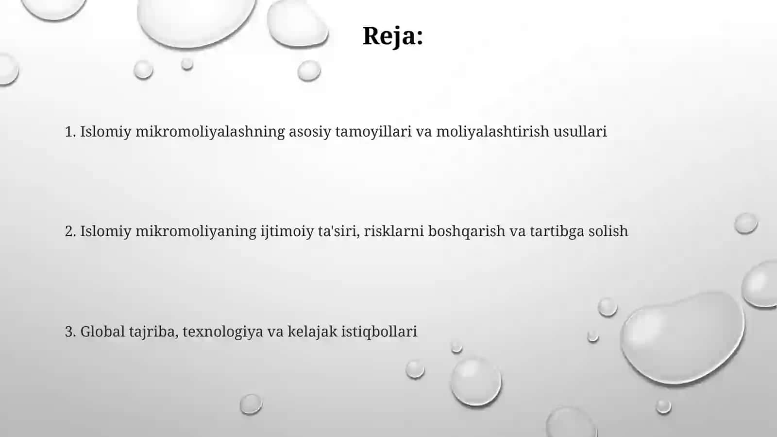 Mikromoliyalashtirishnnig islomiy usullari 2