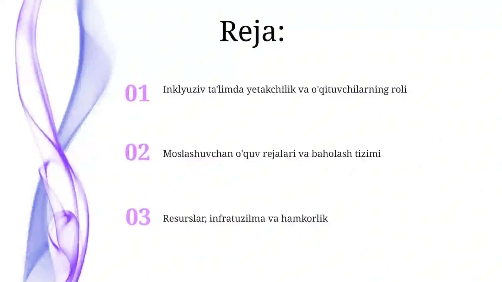 Inklyuziv ta'limning tashkiliy shartlari 2
