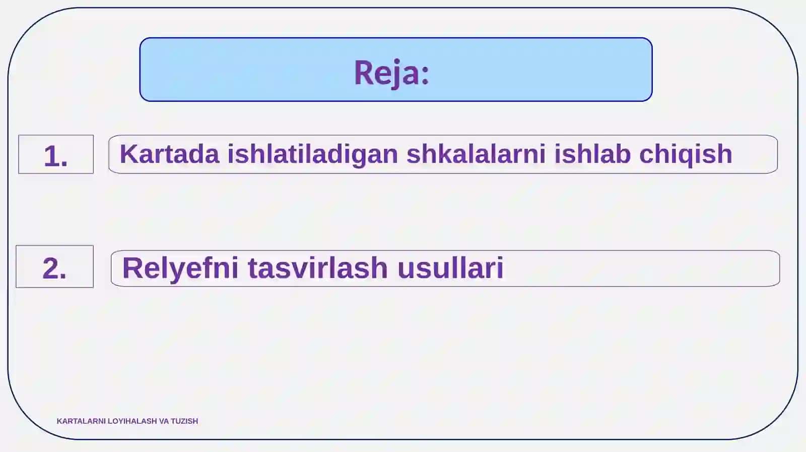 RELYEFNI TASVIRLASH USULLARI 2