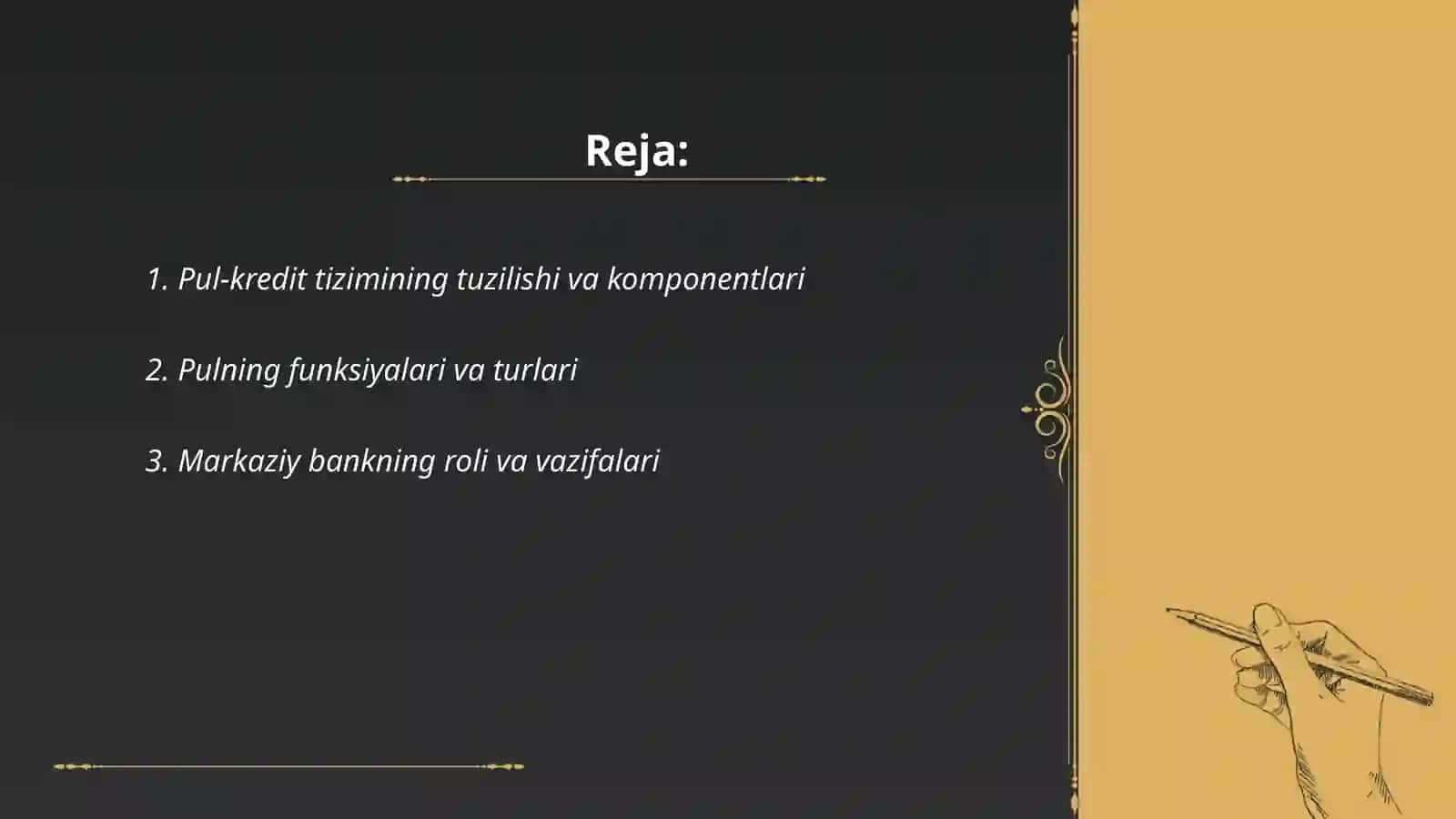 Pul-kredit tizimi va banklar 2