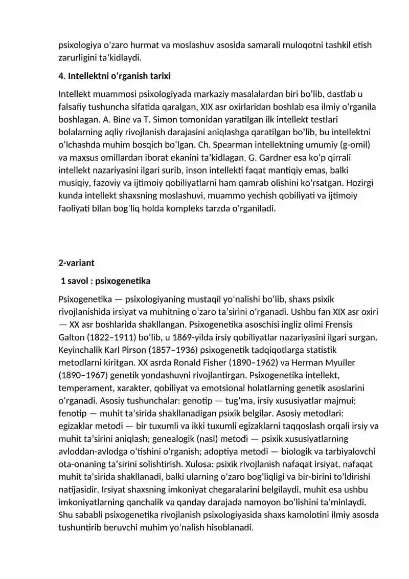 Differensial psixologiya 2
