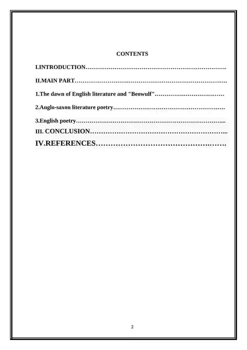 BEOWULF THE FOUNDATION STONE OF ALL BRITISH POETRY 2
