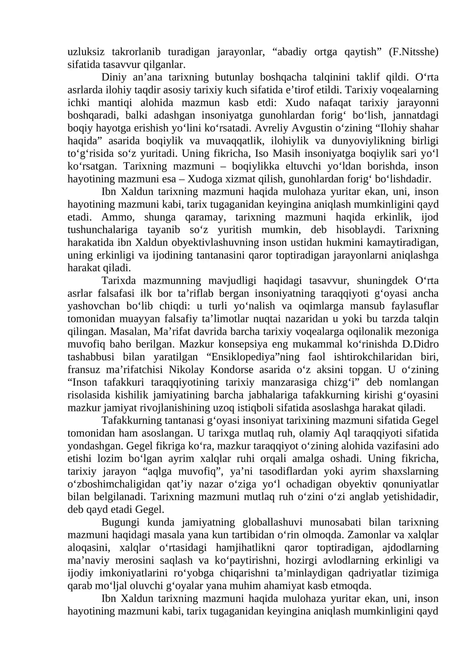 TARİX FALSAFASİ, SİVİLİZATSİYA VA MADANİYAT 2