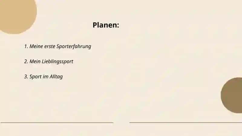 Meine erste Sporterfahrung 2