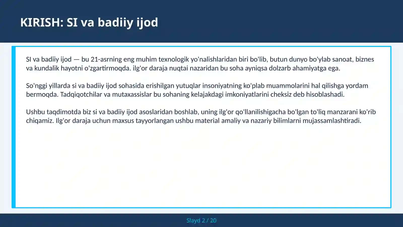 SI VA BADIIY IJOD 2