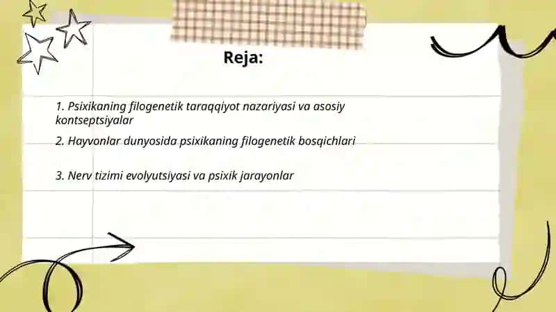 Psixikaning filogenetik taraqqiyoti 2