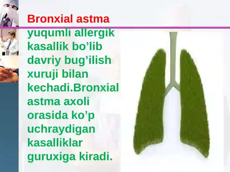 Bronxit va Bronxial astma 2