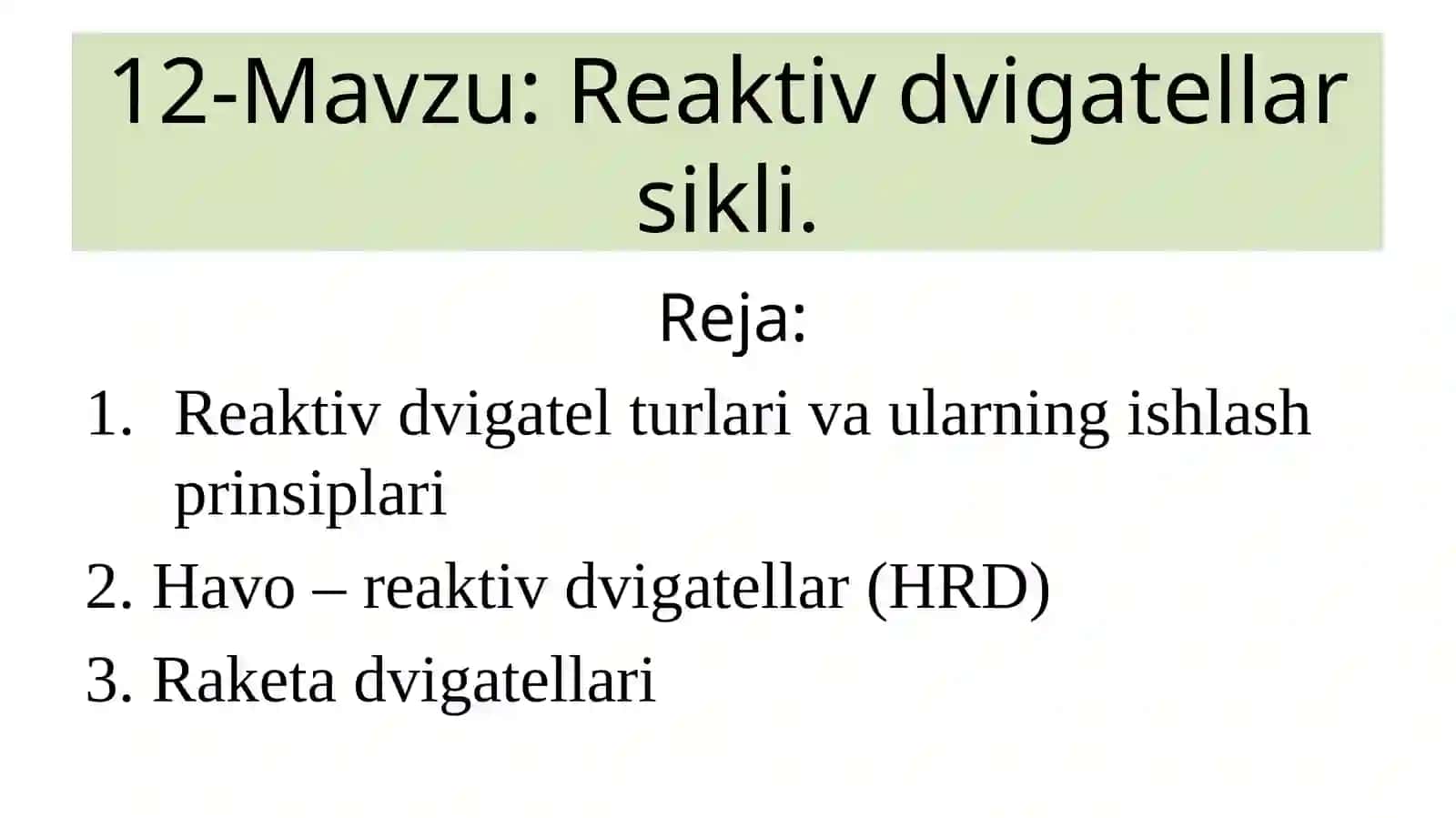 Reaktiv dvigatellarsikli 2