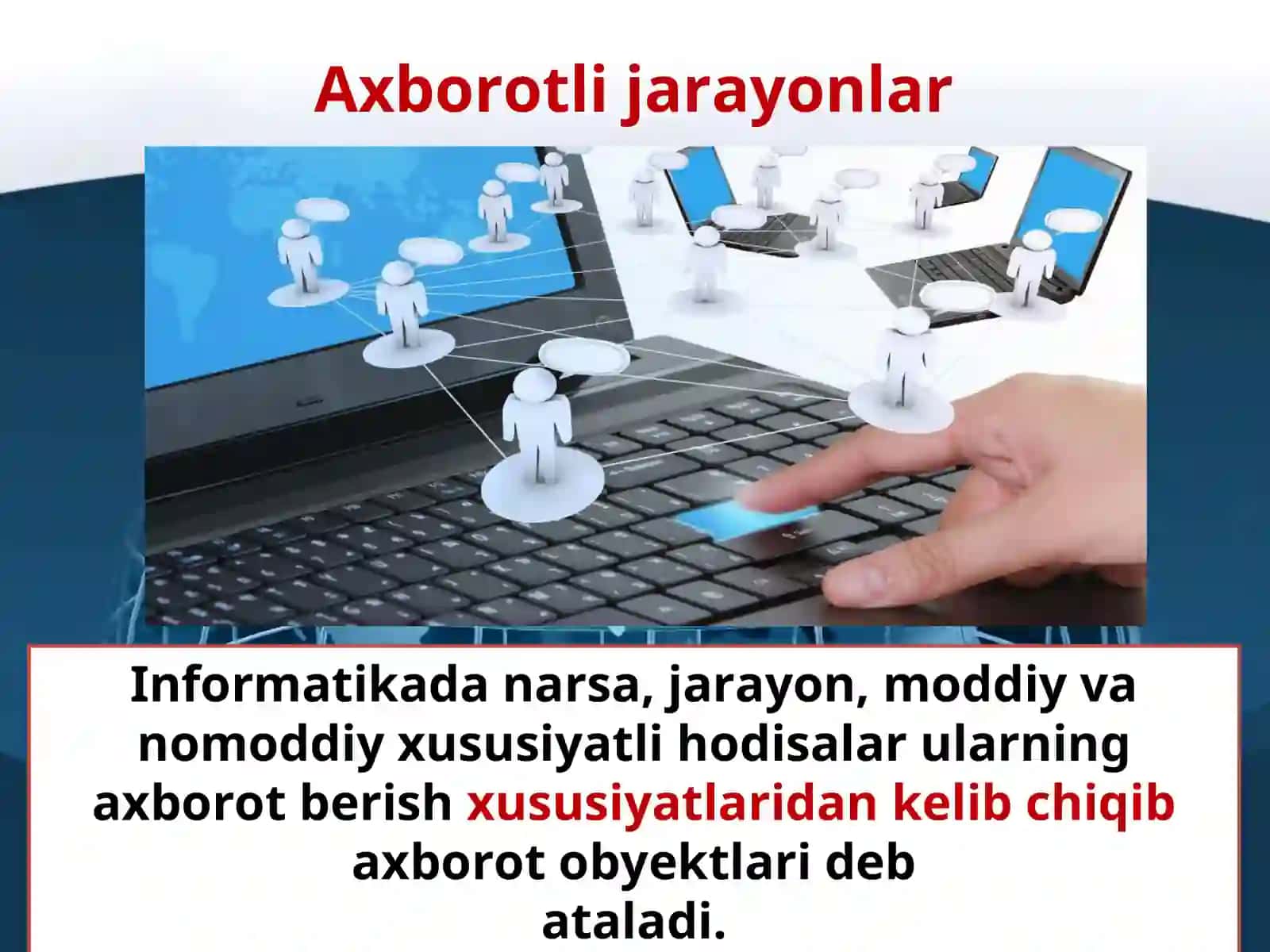 7-sinf Informatika Axborotlar ustida bajariladigan amallar 2