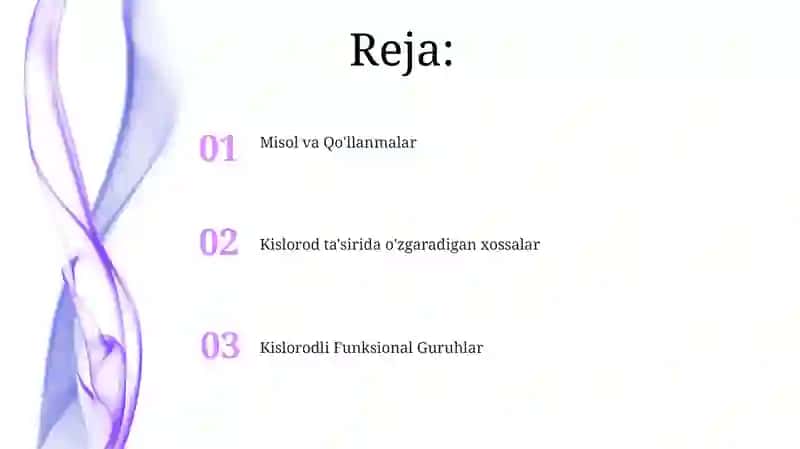 Kislorodli organik birikmalar va ularning xossalari 2