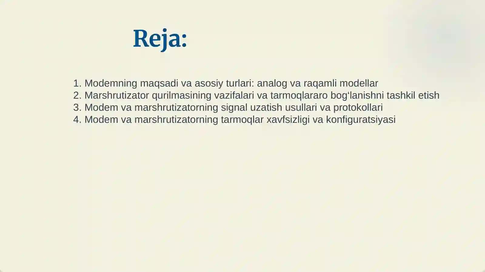 MODEM VA MARSHRUTIZATORLARNING ISHLASH PRINSIPI 2