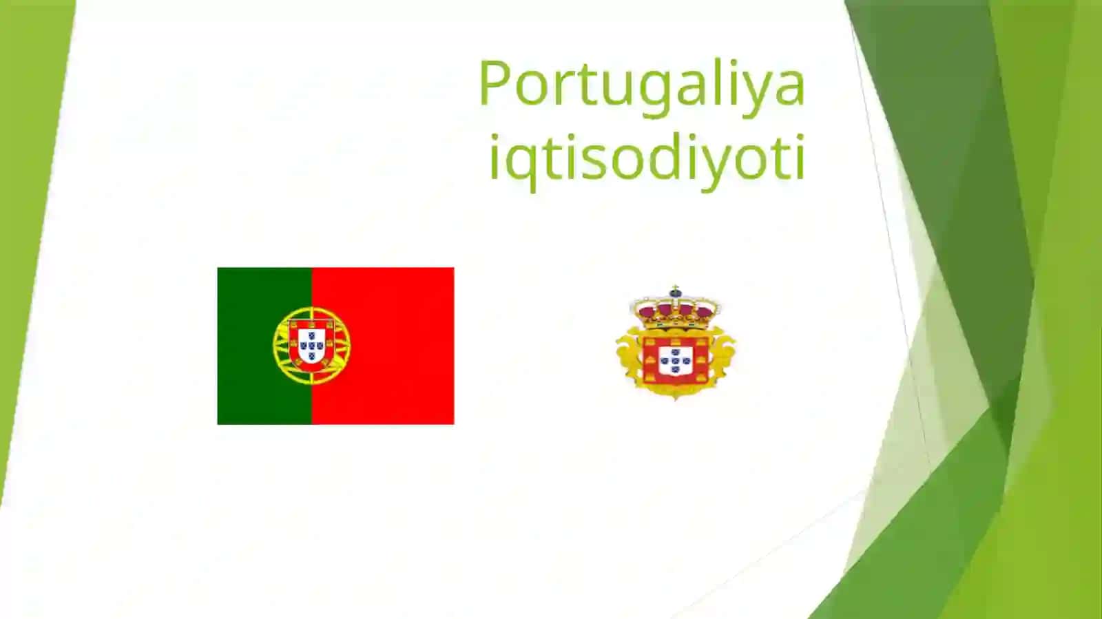 Portugaliya – Iqtisodiyoti 2