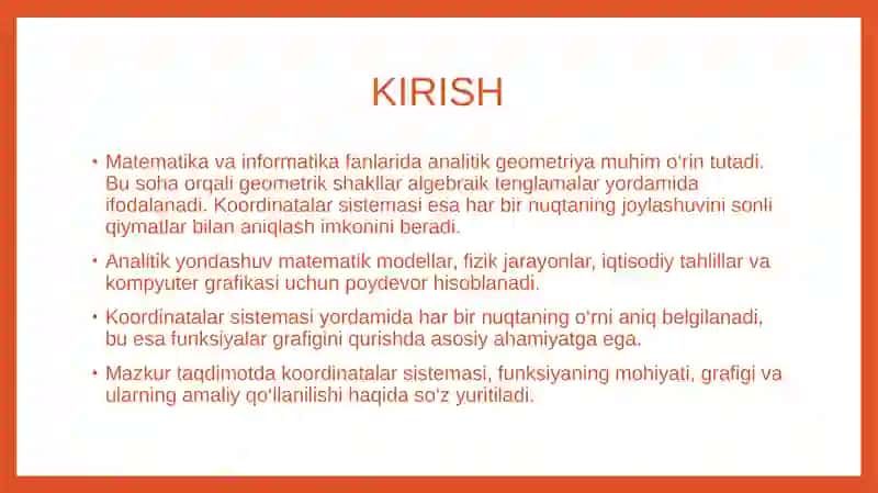 Matematik Analiz Fanidan Mustaqil Ta'lim Ishi 2