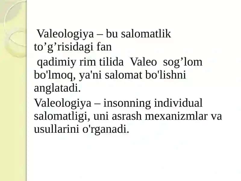 Valeologiya 2