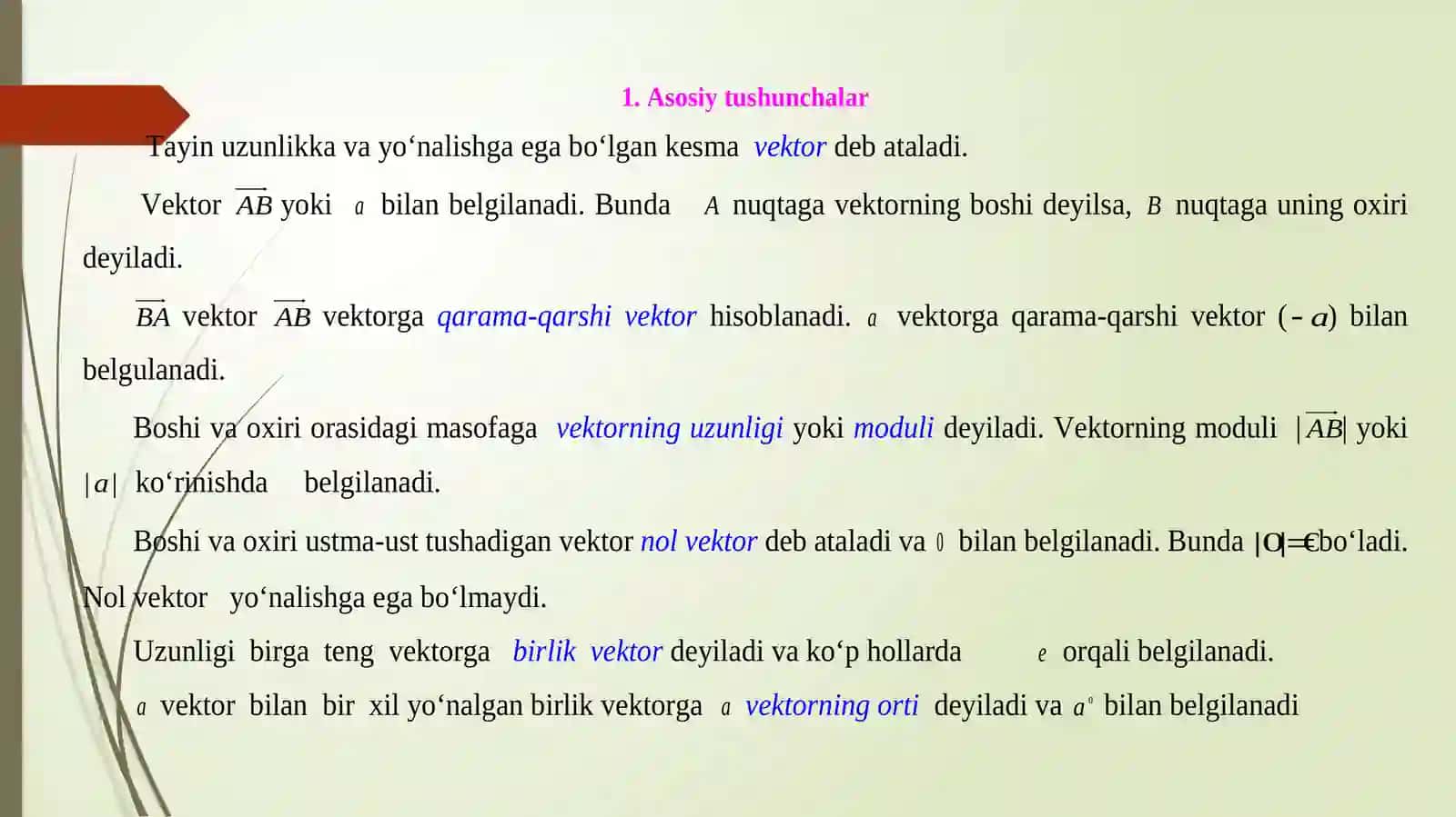 Vektorlar 2