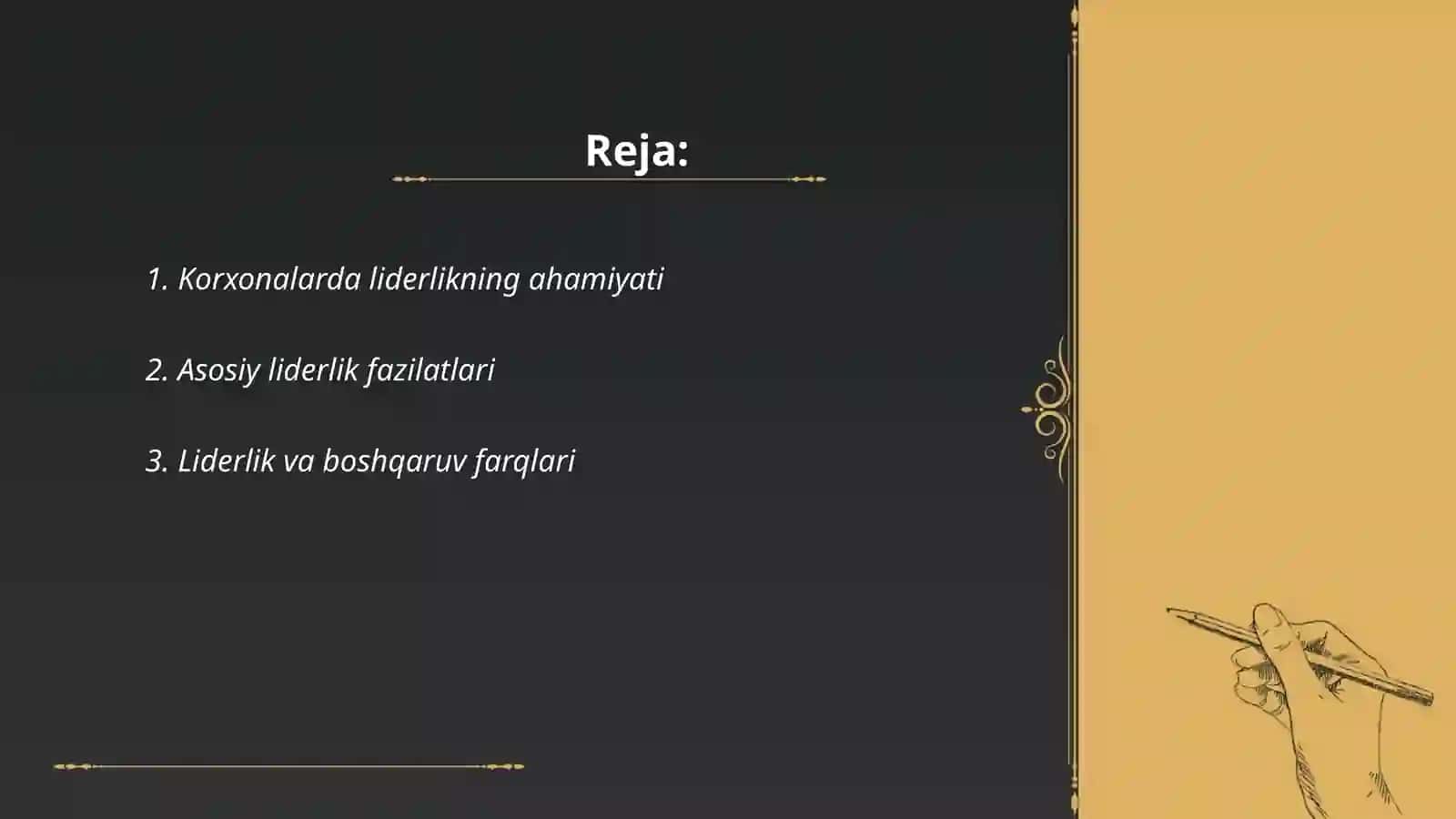 Korxonalarda liderlikning mohiyati 2