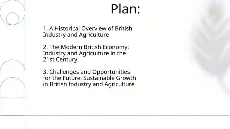 The economy of great Britain industry and agriculture 2