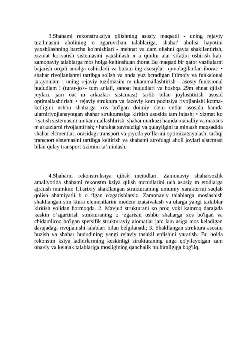 Shaharlar rekonstruksiyasi 2