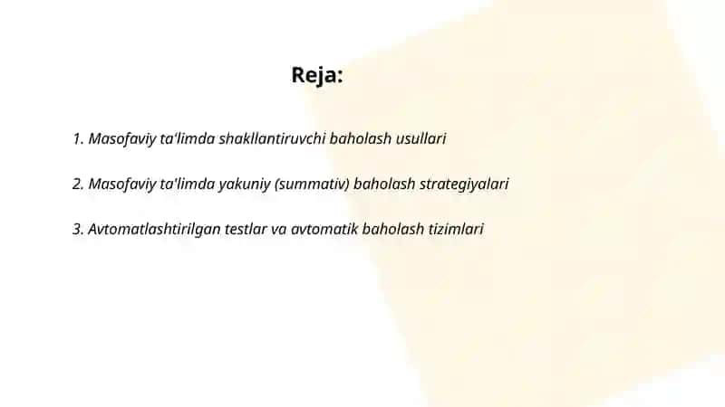 Masofaviy ta'limda baxolash tizimlari 2