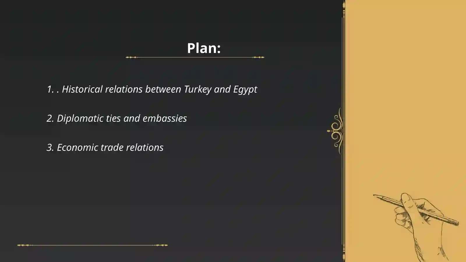 The relationship between Turkey and Egypt 2