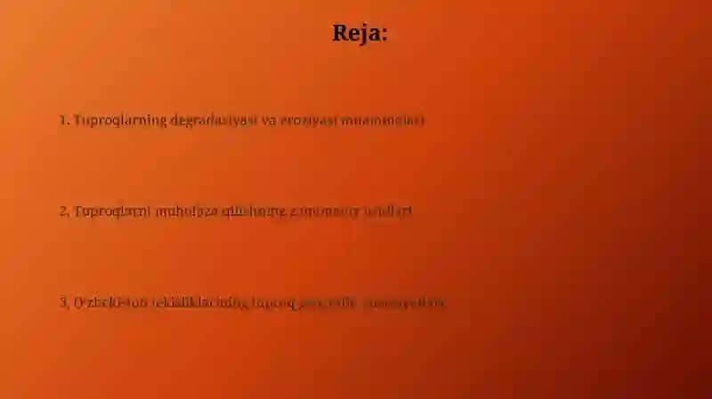 Tuproqlar va suv resurslari 2