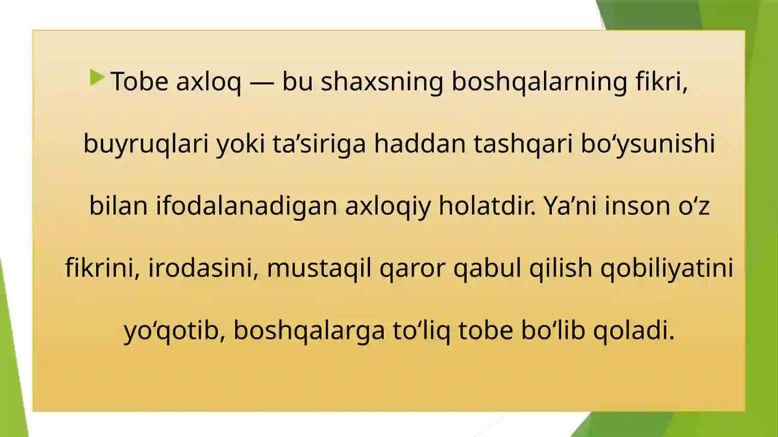 TOBE AXLOQ. SUITSIDAL XULQ 2