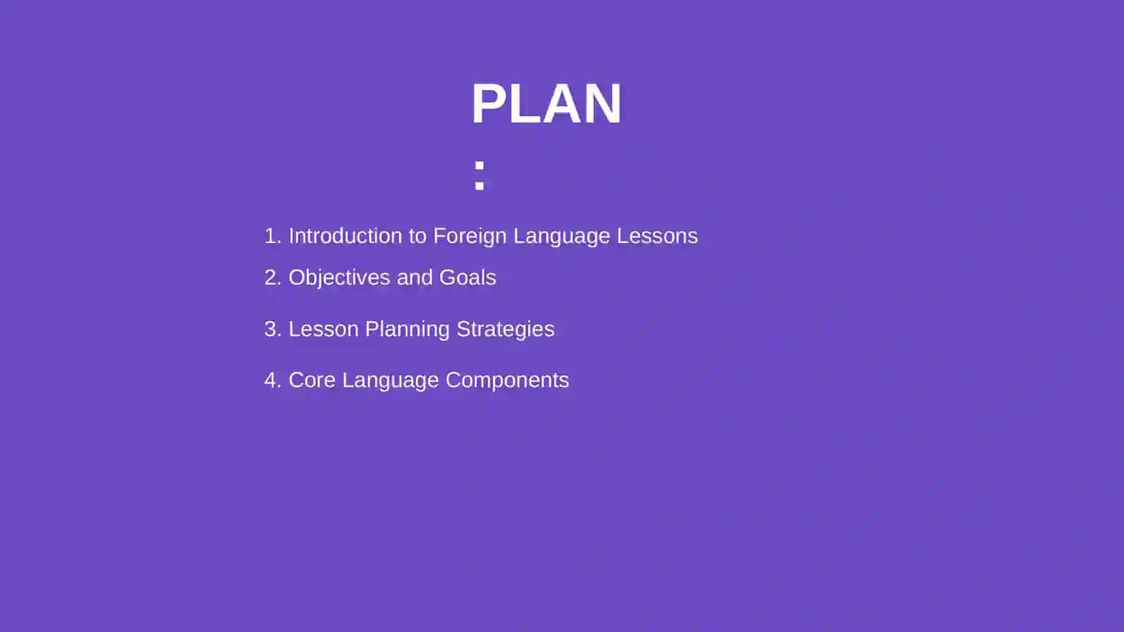 Introduction to Foreign Language Lessons 2