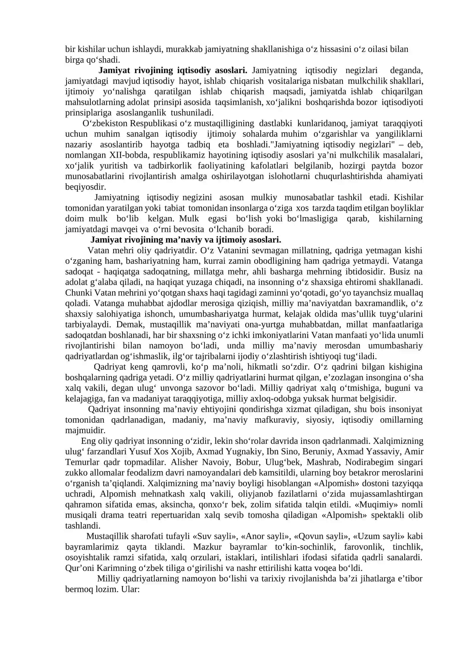 Jamiyat falsafasi 2