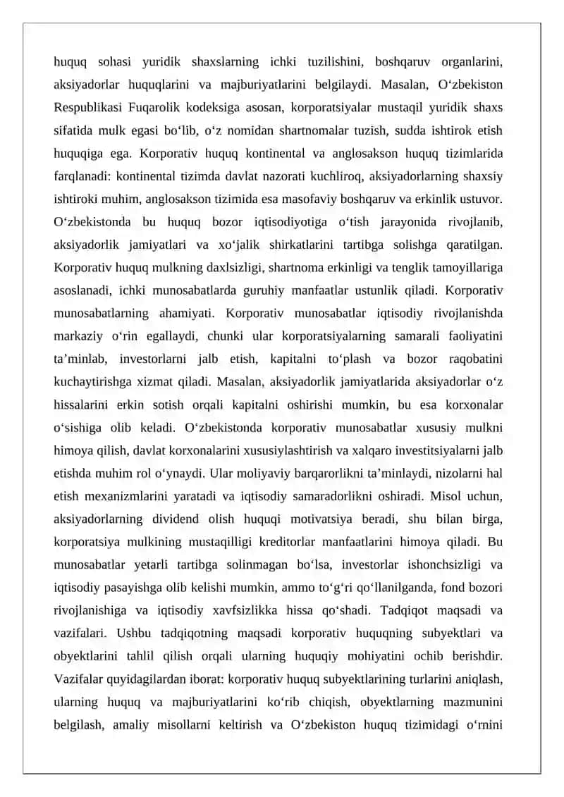 Korporativ huquq 2