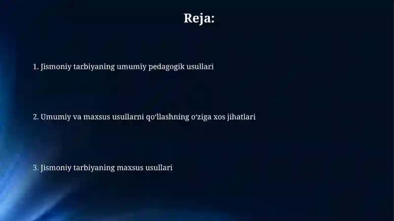 Jismoniy tarbiyaning umum pedagogik va maxsus uslublariga tavsif 2