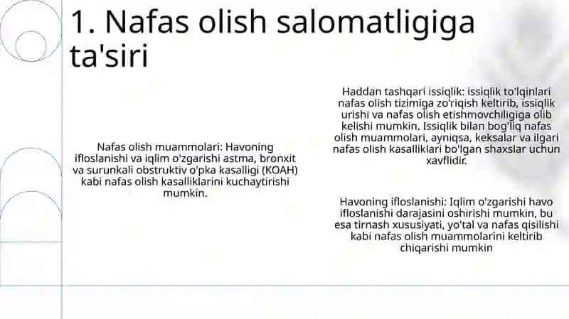 Iqlim O'Zgarishining Inson Salomatligiga Ta'Siri 2