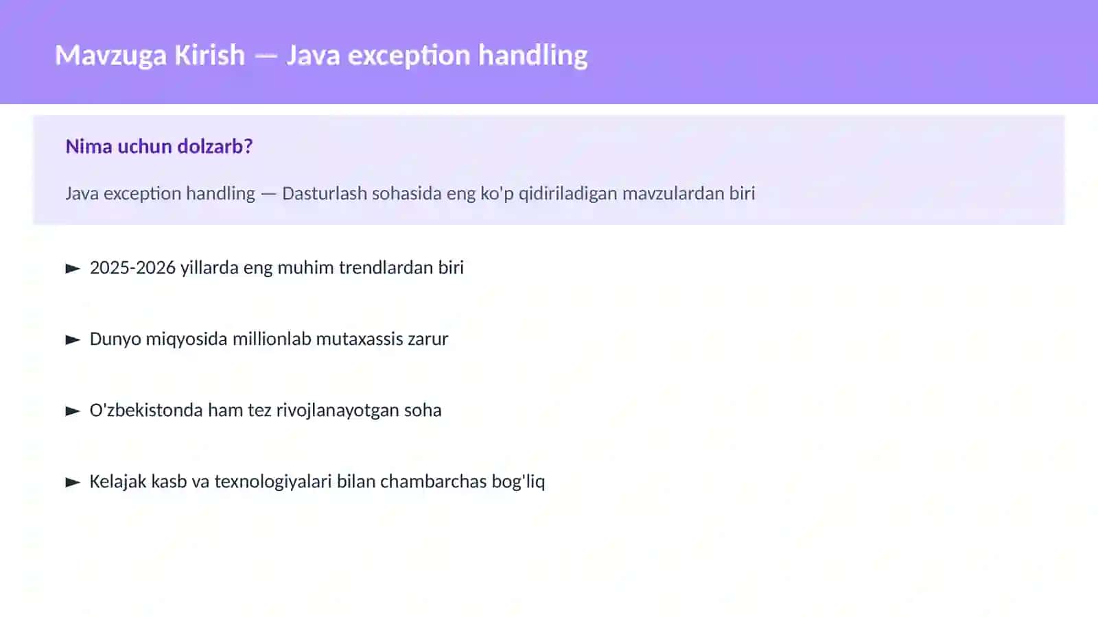 Java exception handling 2