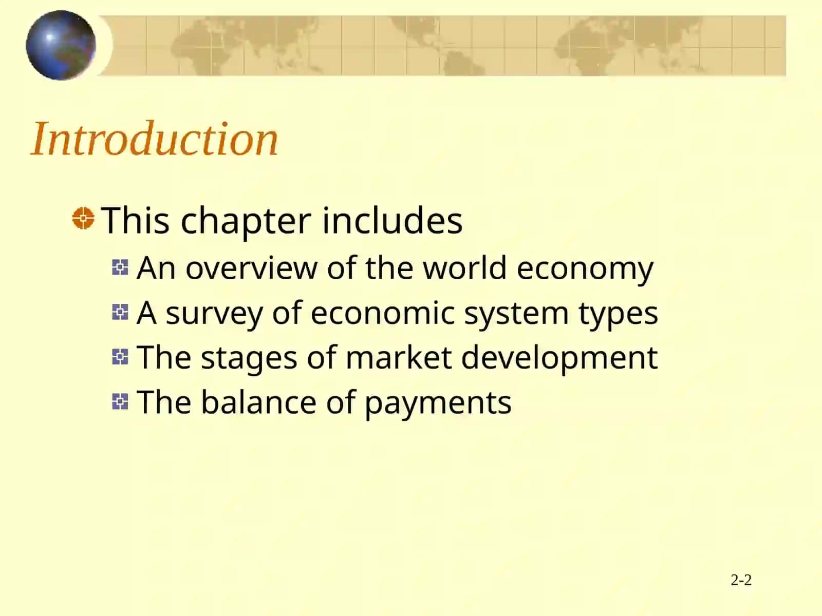 The World Economy—An Overview 2