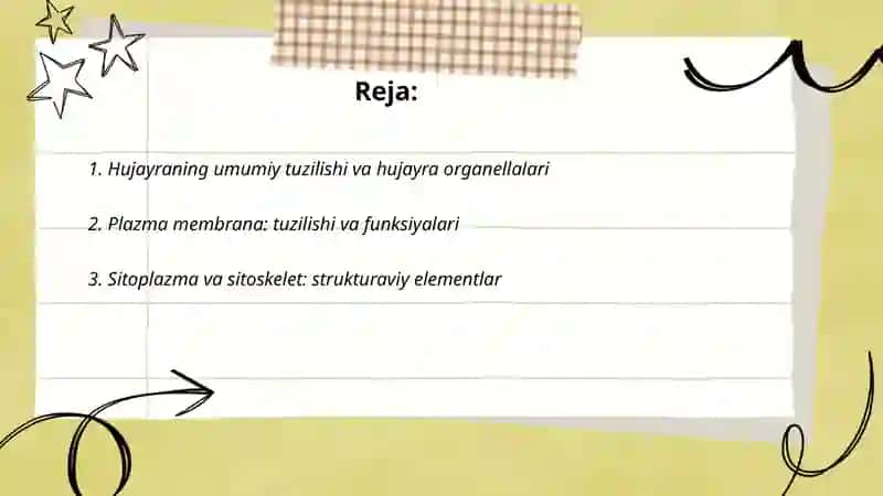 Hujayra biologiyasi 2