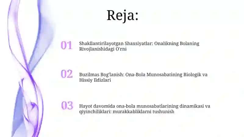 Ota onalar va farzandlaring munosabatlaring xususiyatlari 2